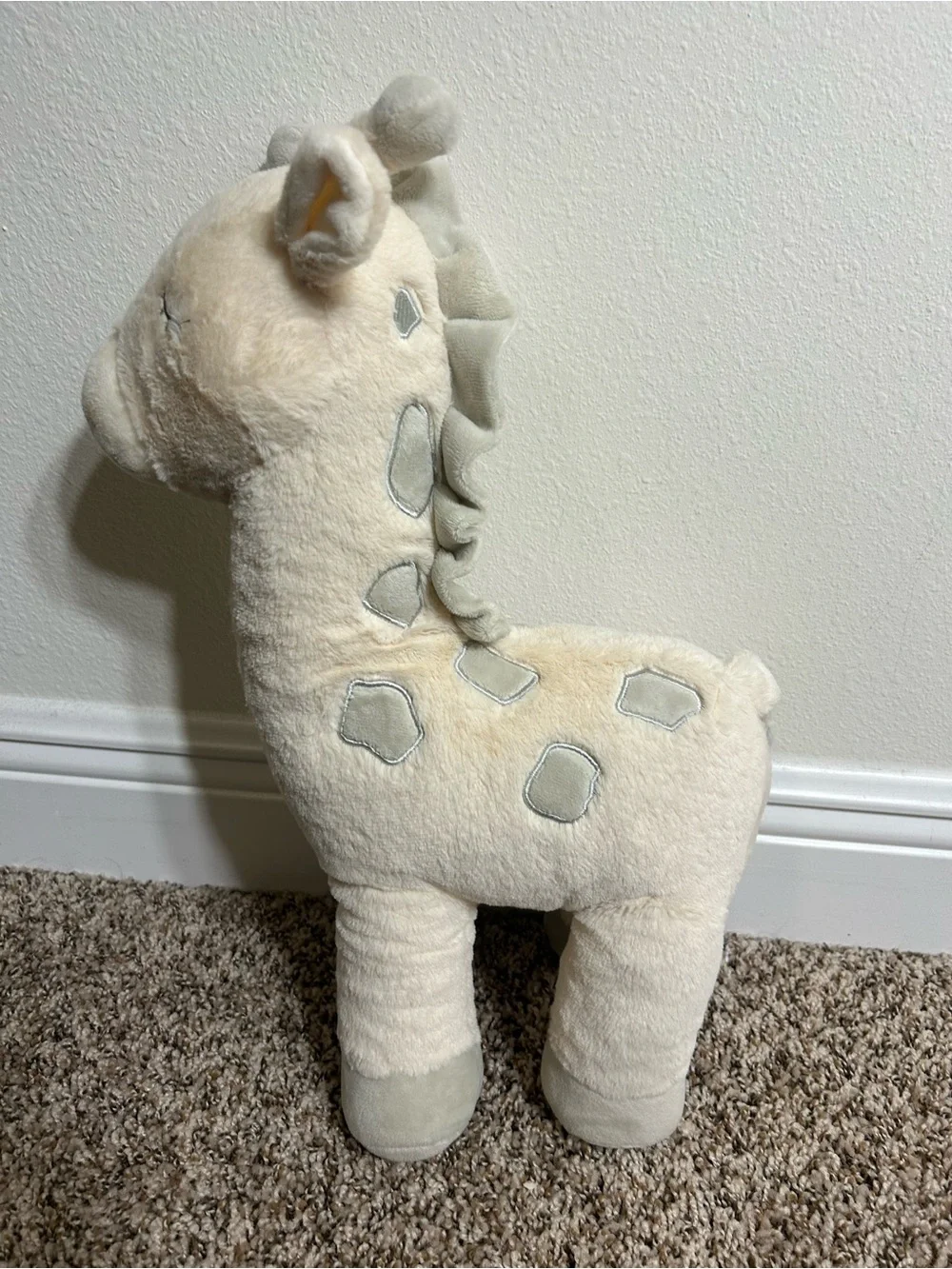 Plush Giraffe Stuffed Animal - Cream - 18”